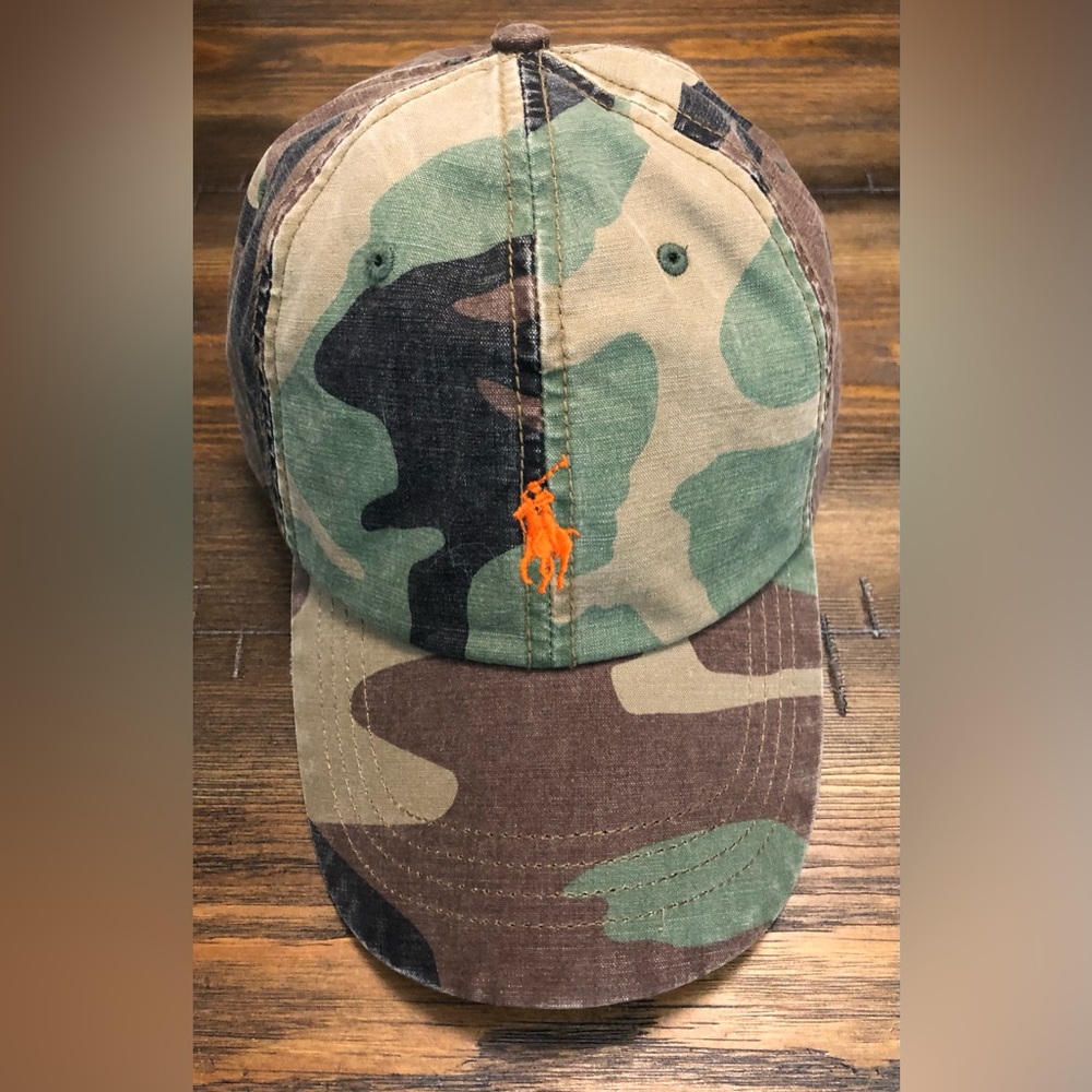 Polo Ralph Lauren Camo baseball hat new